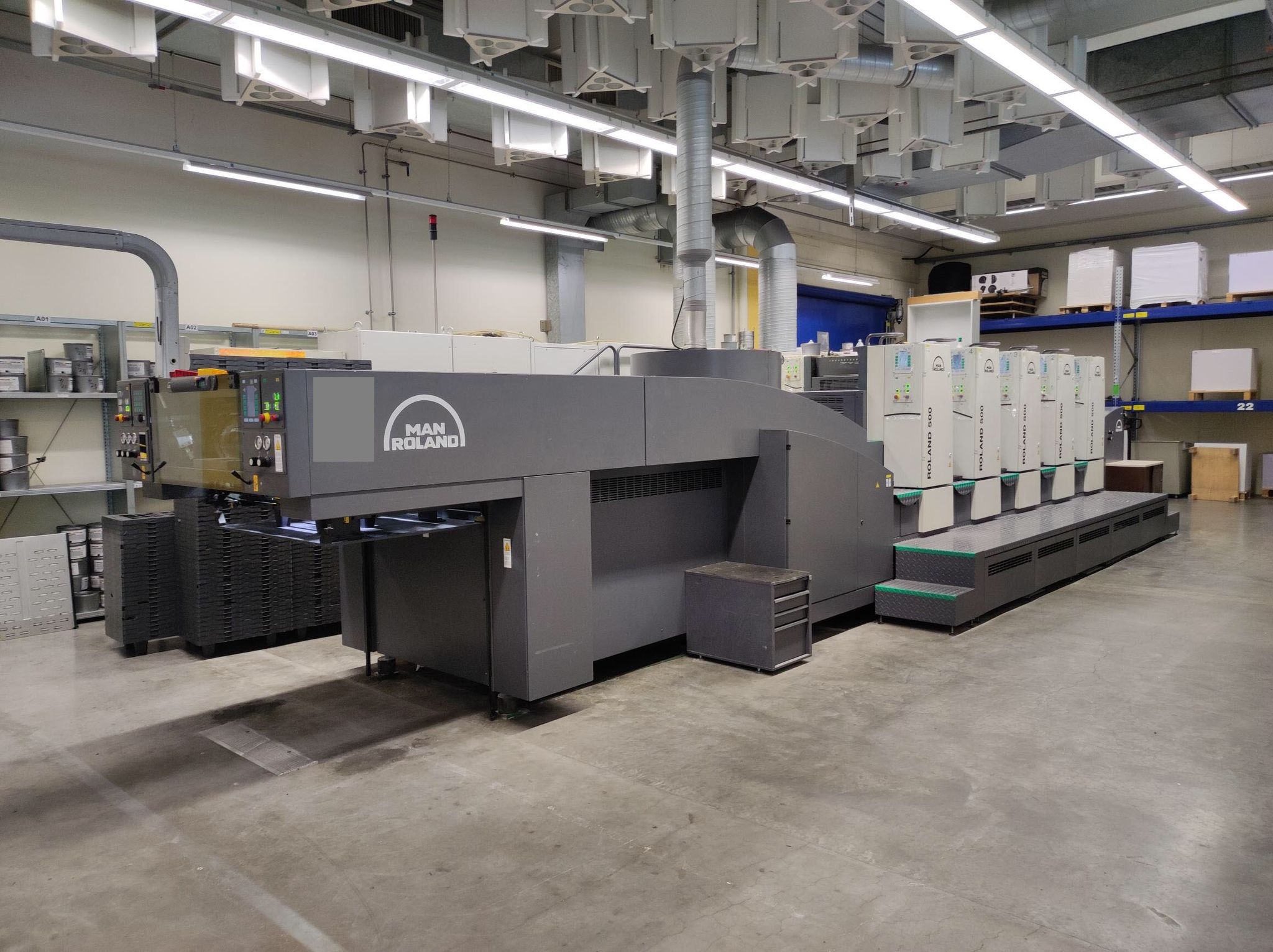 Man Roland 504-L - 1 - 4 couleurs - Machines offset a feuilles