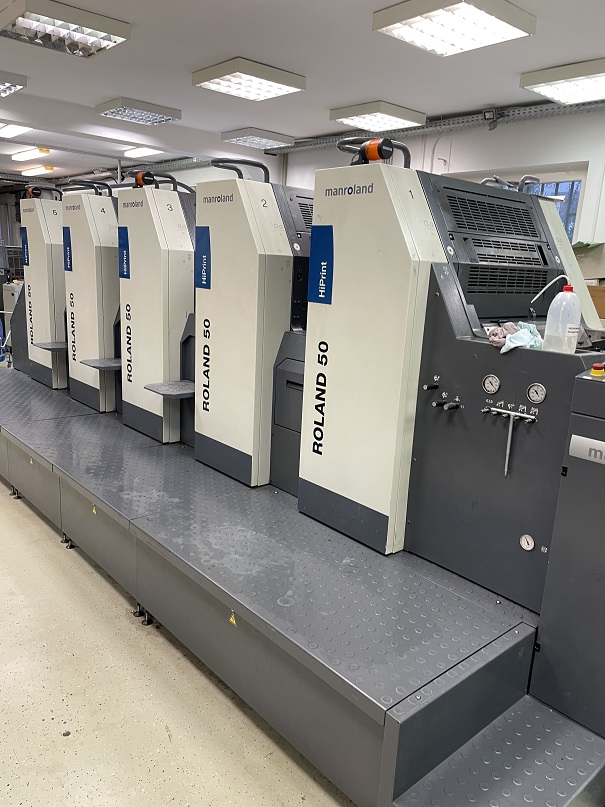 Man Roland 50/5 Hiprint- 5 - 8 colors - Sheetfed Offset Printing Press