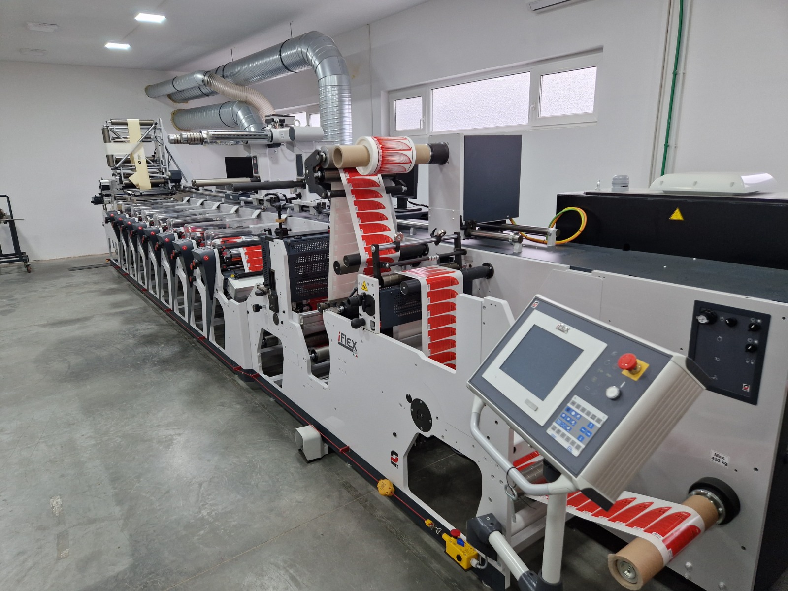 OMET iFlex 370 - Schmalbahn-Flexo-Etikettendruckmaschinen
